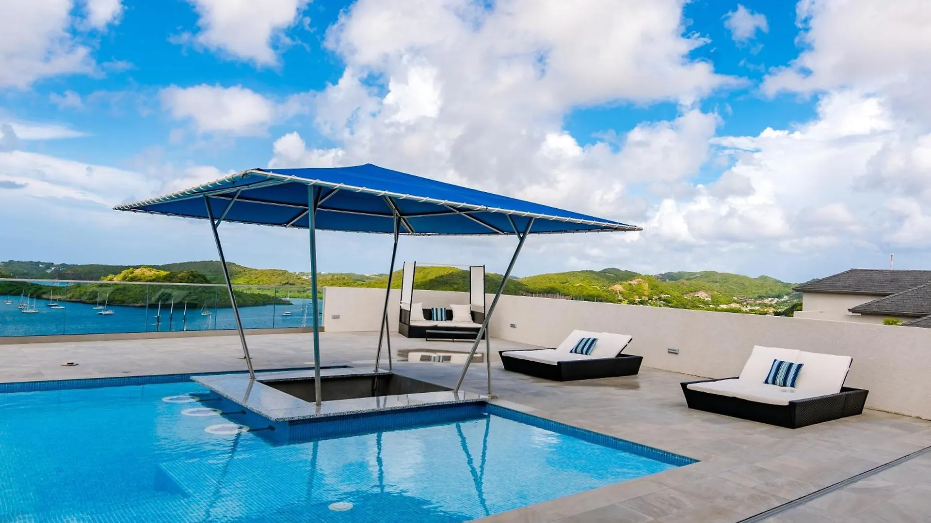 아파트 Premium Ocean View Condo With Pool Egmont